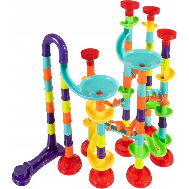 Kugelrutsche - bergab 113 Teile mit 30 Kugeln