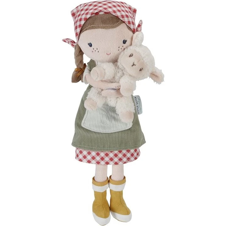 Little Dutch Kuschelpuppe Rosa mit Schaf 35 cm