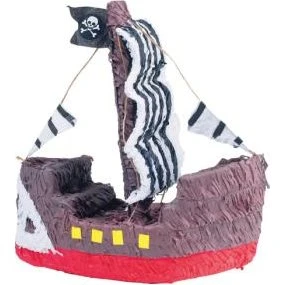 Piratenschiff Pinata 39x39cm – selbst befüllbare Party-Party-Show