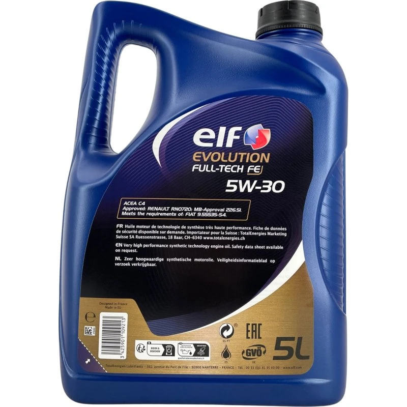 ELF 5W-30 Evolution Full-Tech FE 8L (5L+3L)
