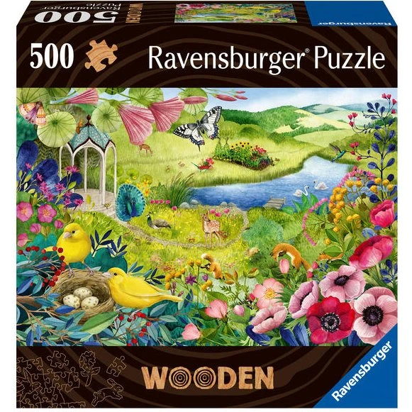 Ravensburger Puzzle Wilder Garten 500 Teile Holz