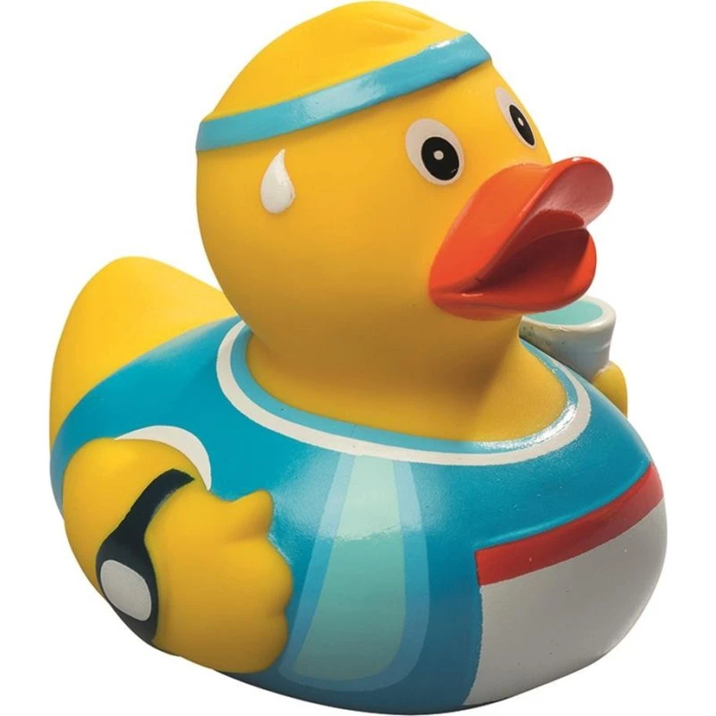 Marathon Läufer Sportente - Quietscheente Badeente 8 cm