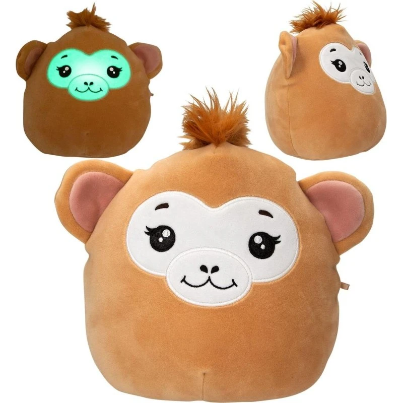 Ylvi Swoppies Plüsch-Affe 20 cm braun mit Leuchteffekt
