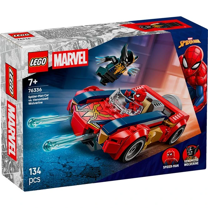 LEGO® Marvel 76336 Spider-Man Auto vs. Venomized Wolverine