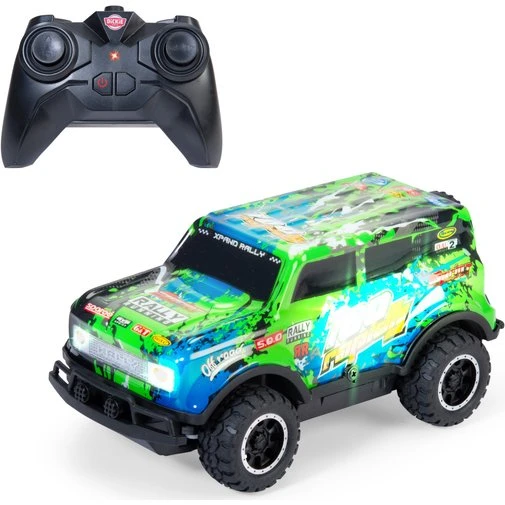 Dickie Toys RC Glow Rally Truck 1:24 mit Licht & Gummireifen