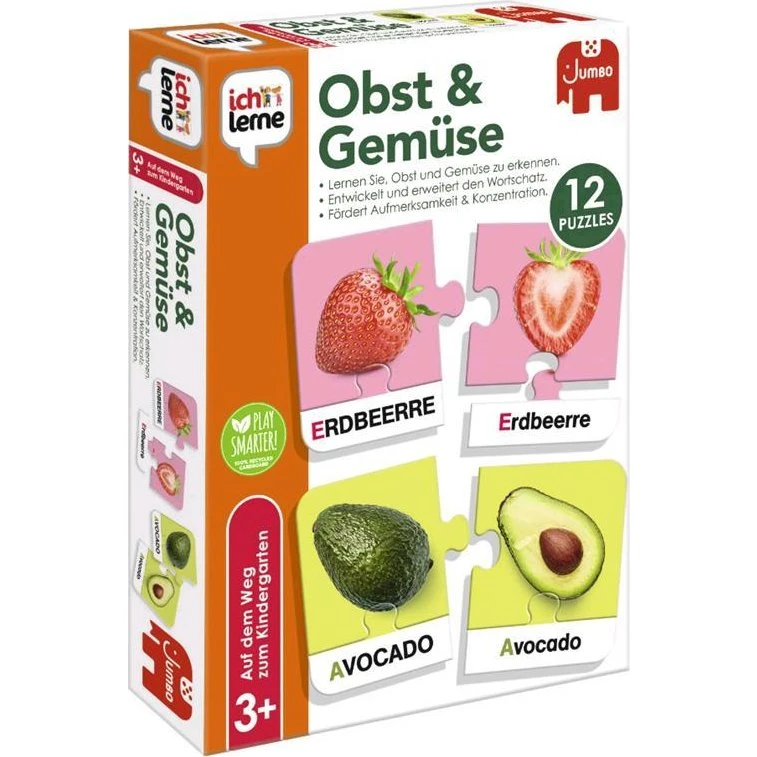 Jumbo Ich lerne Obst & Gemüse Lernspiel