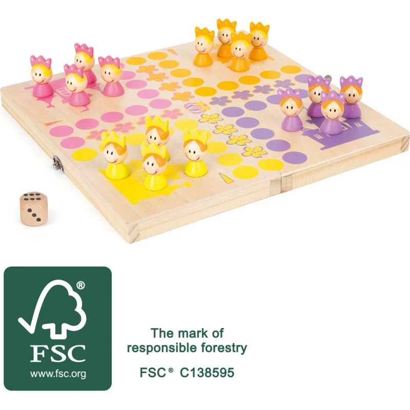 small foot Ludo Prinzessinnen – Holzspiel mit FSC®-Zertifizierung