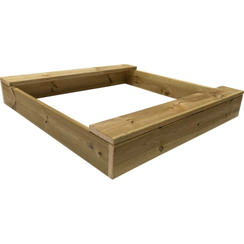 Clamaro Beach Mini Sandkasten 100x100 cm Braun