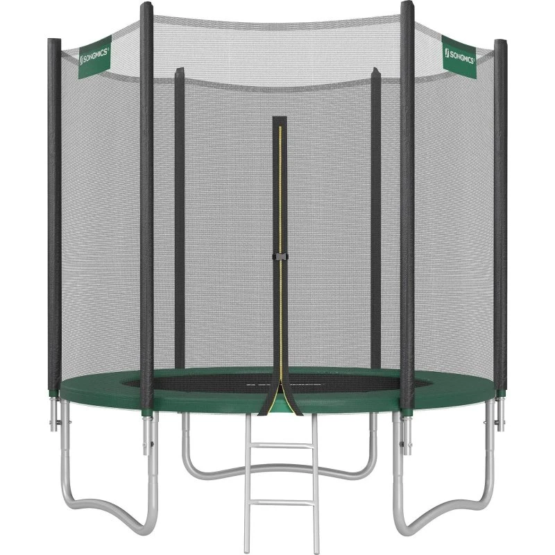 Gartentrampolin Spring Ø 183 cm, schwarz-grün