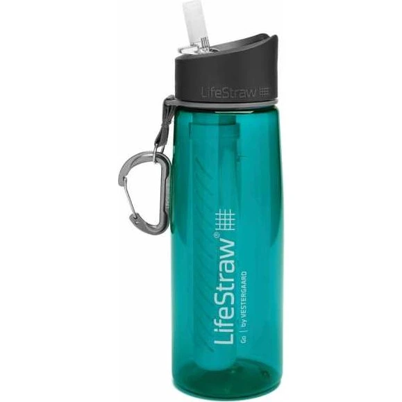 LifeStraw Go Wasserfilterflasche 650 ml coral