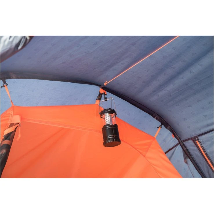MANDAPA 6 | 6-Personen Vis-à-Vis Zelt Dunkelblau/Orange