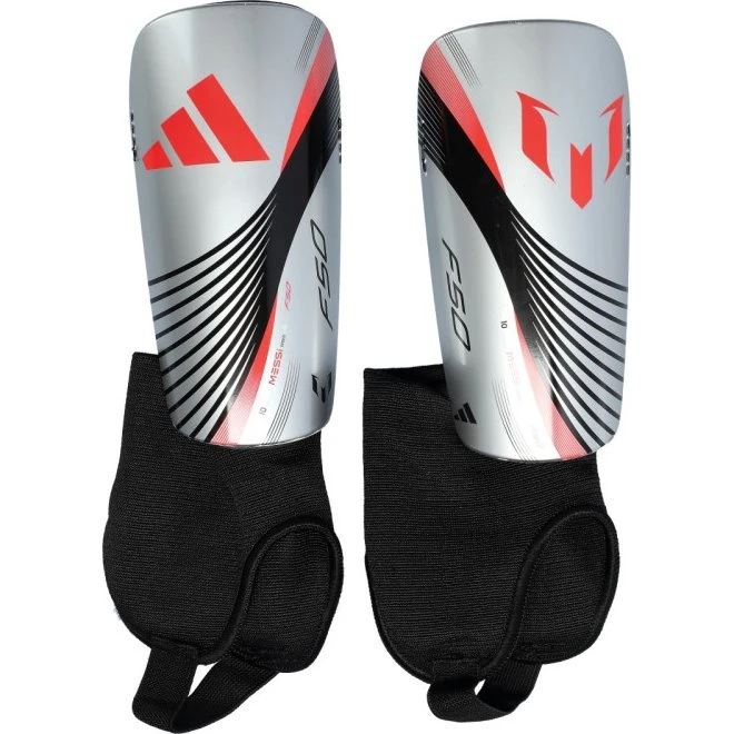 adidas Messi Match Schienbeinschoner Kinder silver metallic