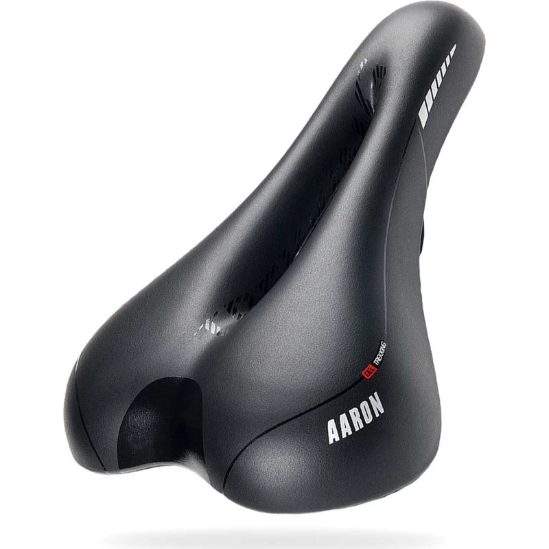 AARON Trekking-Fahrradsattel Unisex schwarz