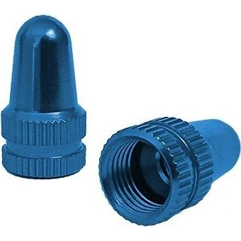 RFR Ventilkappe SV/AV blau aus Aluminium