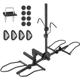 VEVOR 2-Fahrrad-Gepäckträger, 73 kg, klappbar, 2-Zoll-Anhängerkupplung