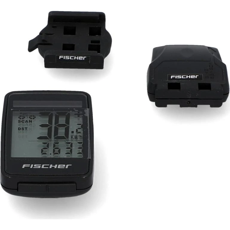 Fischer Fahrrad-Computer Funk Solar FitPlus 27 Funktionen