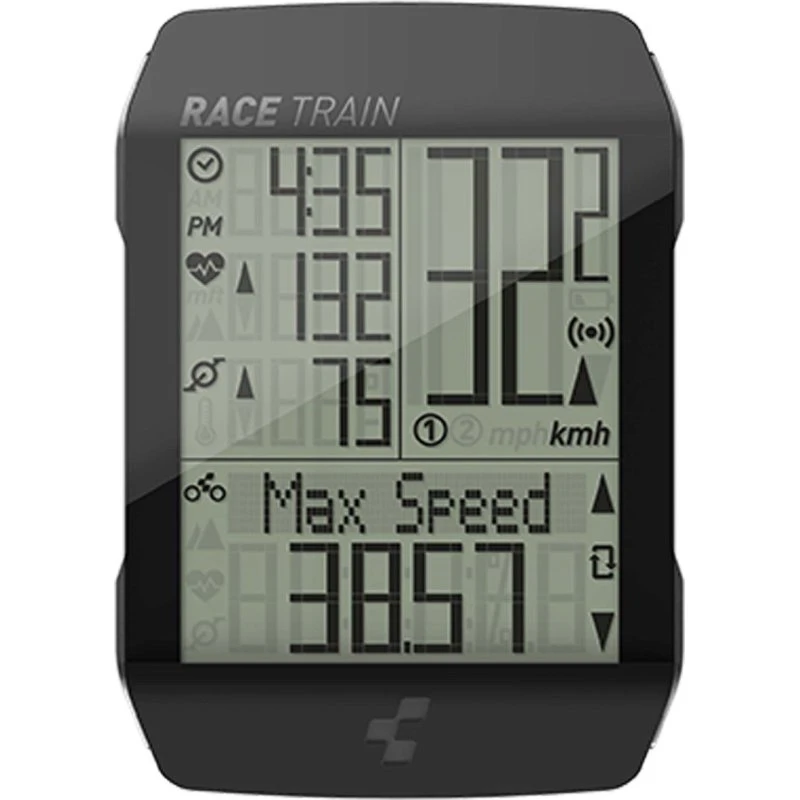 CUBE RACE TRAIN Fahrradcomputer Set schwarz