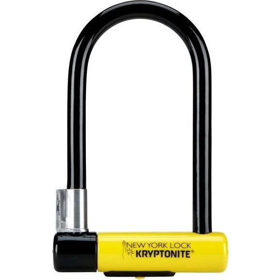 Kryptonite New York Standard U-Lock 10,2x20,3 cm schwarz/gelb