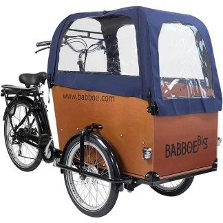 Babboe Regenverdeck Big blau (Acrylgewebe, extra stark)