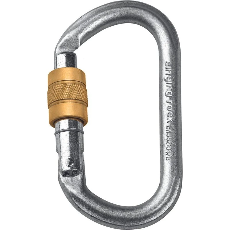 Singing Rock Oval Steel TriLock Verzinkt 195g