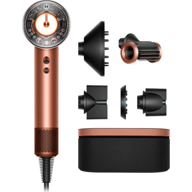 Dyson Supersonic Nural™ Haartrockner Amber Silk (Pink/Roségold)