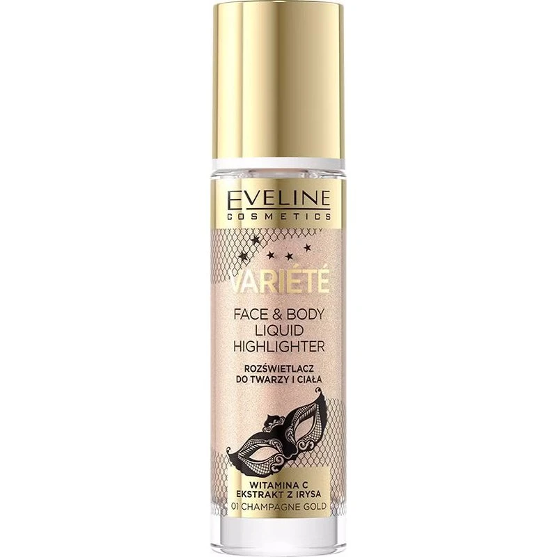 Eveline Variete Flüssiger Highlighter 01 Champagne Gold 30 ml