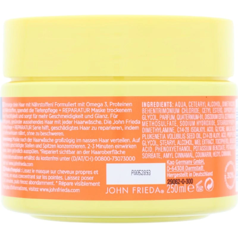 John Frieda Tiefenpflege + Reparatur Maske 250 ml