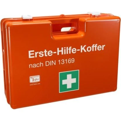 Teqler Erste-Hilfe-Koffer DIN 13169, orange