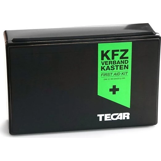 Safetec Verbandkasten DIN 13164, schwarz/grün
