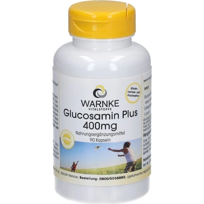 Warnke Vitalstoffe Glucosamin Plus 400mg 90 Kapseln