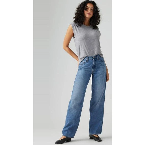 Levi's® Baggy Dad Jeans Leinen-Denim Mix