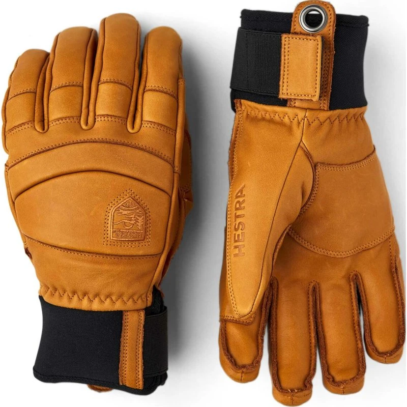 Hestra Fall Line 5-Finger Skihandschuhe Herren Schwarz/Braun
