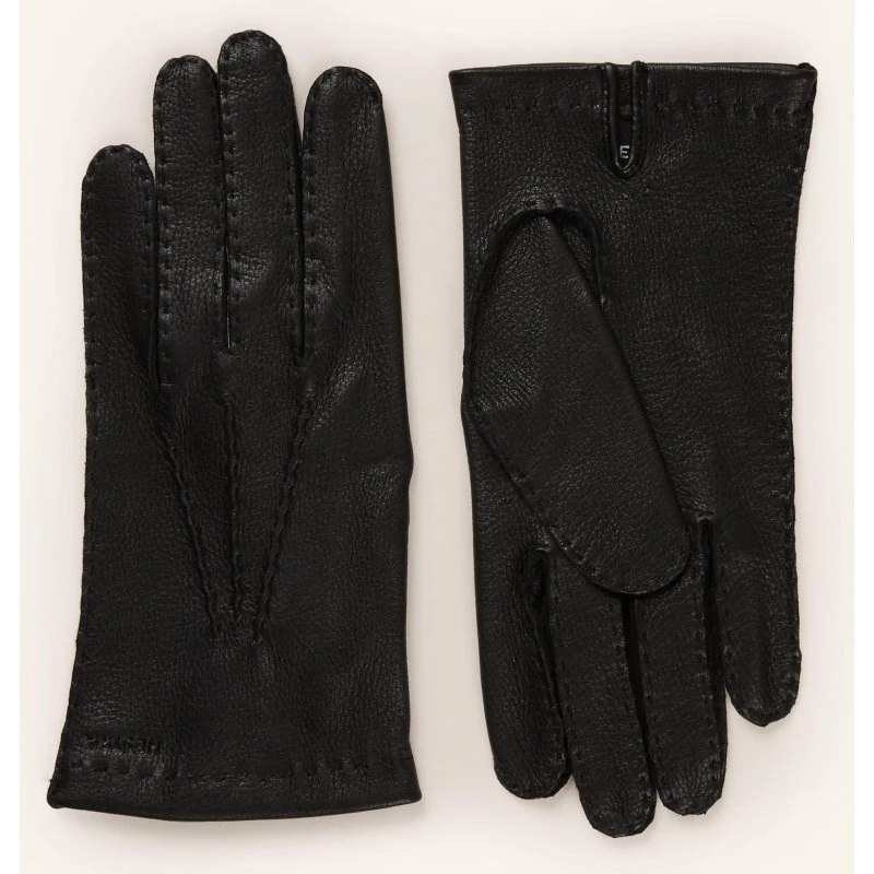 Hestra Henry Unlined Deerskin Handschuh schwarz