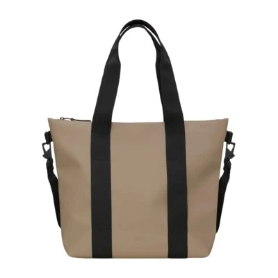 Rains Mini Tote Bag Beige 25 wasserabweisend