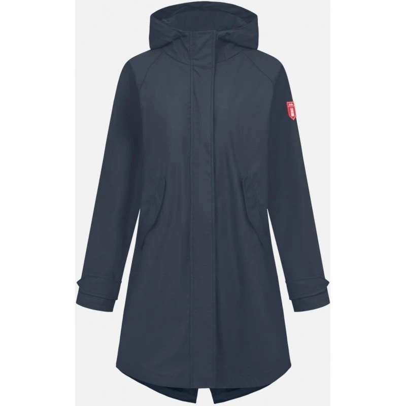 Derbe Traveby Plain Regenmantel Damen Navy
