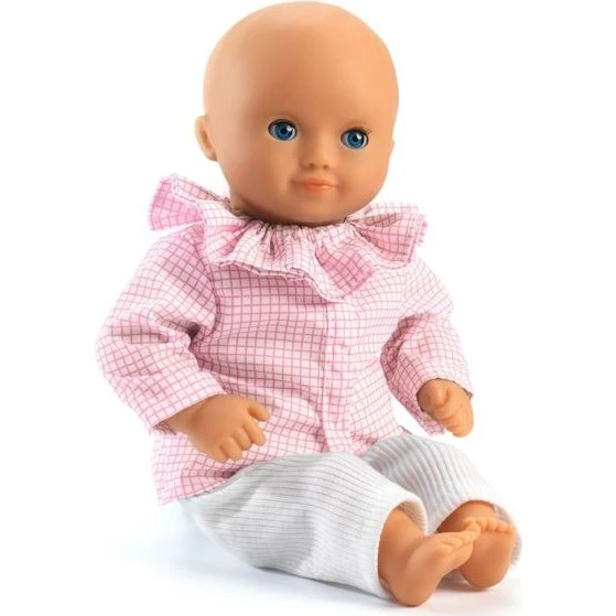 Pomea Babypuppe Alba 32 cm - Weiche Kuschelpuppe für Kinder ab 18 Monaten