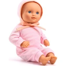 DJECO Puppe Pompea Lilas Rose 32 cm