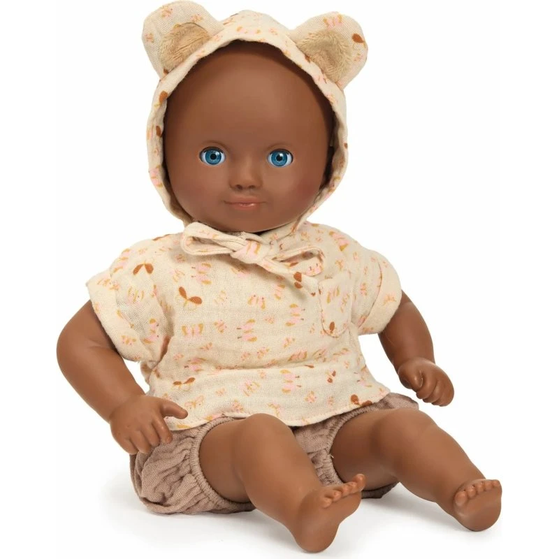 Djeco Pomea Puppe Issoria 32 cm, blau, ab 18 Monaten
