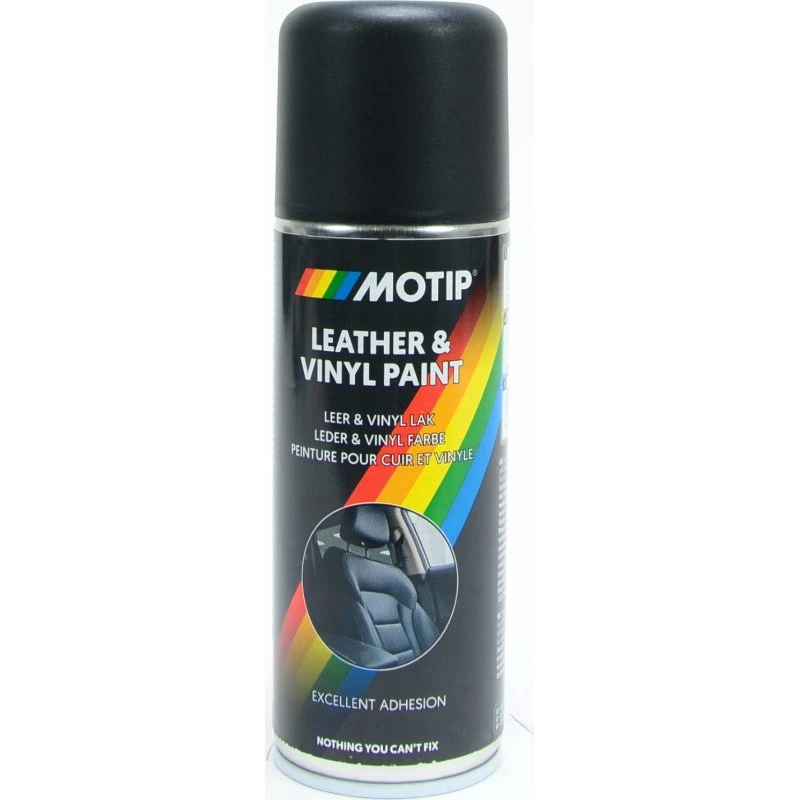 Motip Leder & Vinyl Farbe Schwarz 200 ml