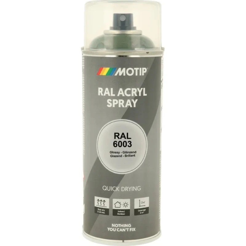 Motip Acryl-Lack RAL 6003 Olivgrün Glanz 400 ml