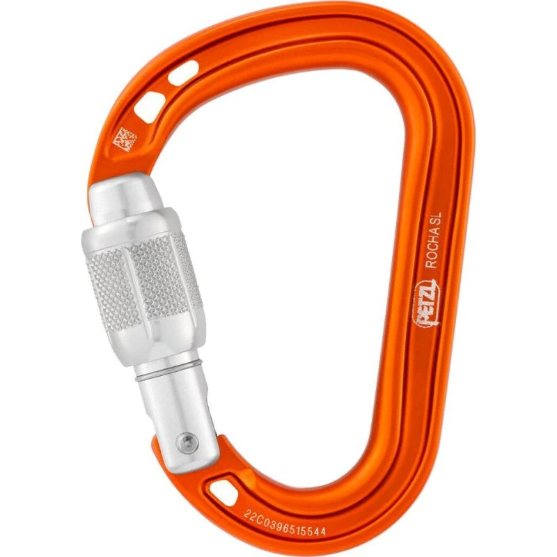 Petzl Rocha Verschlusskarabiner, 45 g, H-förmig