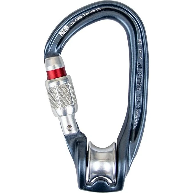 Petzl Rollclip Z Karabiner mit Seilrolle