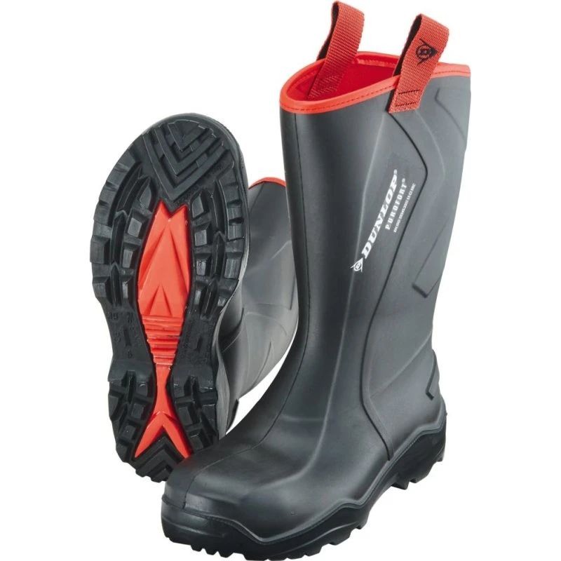 Dunlop Purofort+ Rugged S5 Sicherheitsstiefel, schwarz, Gr. 40
