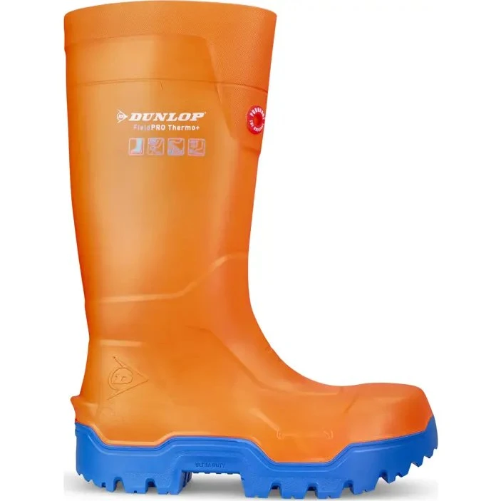 Dunlop FieldPRO Thermo+ S5 Winter-Sicherheitsgummistiefel Orange