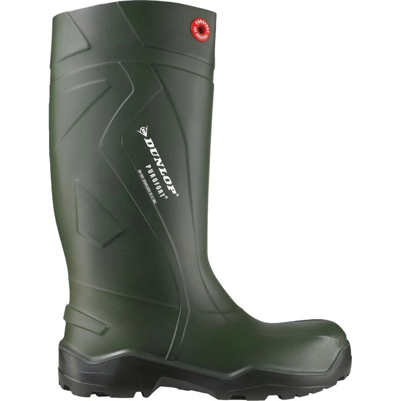 Dunlop Purofort+ S5 Sicherheitsstiefel Grün/Schwarz