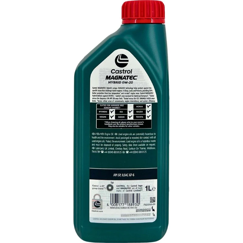 Castrol Magnatec Hybrid 0W-20 Motoröl