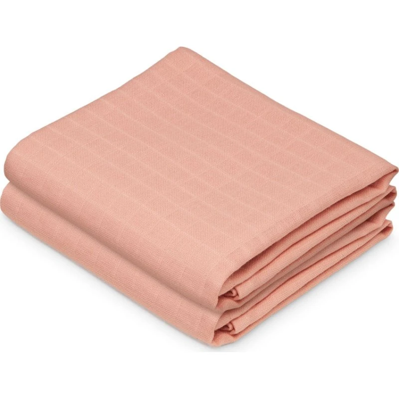 Cam Cam Spucktücher 72x72 cm 2er-Pack Sorbet