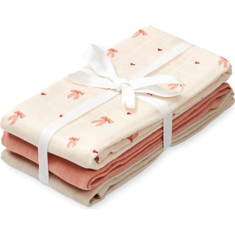 Cam Cam Copenhagen Musselin-Windeln 3er-Pack Mix Schleifen