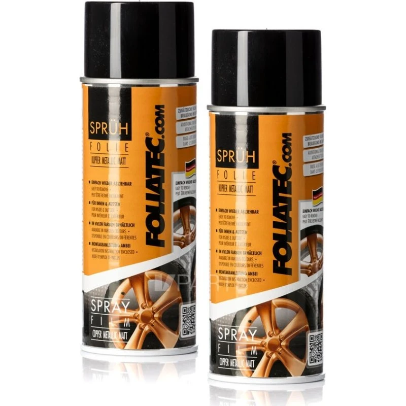FoliaTec Sprayfilm Kupfer Metallic 2x400ml