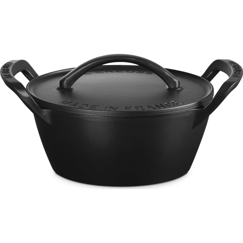 Le Creuset BBQ Outdoor Bräter 25 cm Schwarz Matt
